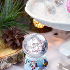 uxcell 80mm/3.1" Crystal Sphere Ball Glass Solid Decorative Sphere Crystal Ball Prop Ornament for Feng Shui Divination Fortune Telling Tabletop Fountain Decoration, Clear