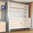 Kitchen Storage Cabinet with Adjustable Shelves, Freestanding Cupboard for Kitchen and Dining Room