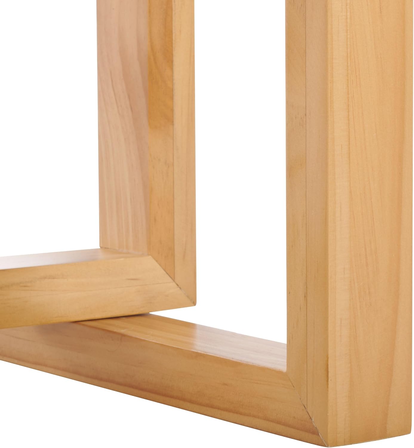 SAFAVIEH Home Collection Otaki Natural Brown Square Top Solid Wood End Table