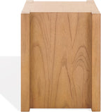 SAFAVIEH Couture Collection - Jessandria Natural Brown Accent Table, Contemporary Design, Fully Assembled (SFV7719A)