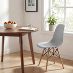 Furmax Modern Style Dining Chair Mid Century Modern DSW Chair, Shell Lounge Plastic Chair for Kitchen, Dining, Bedroom, Living Room Side Chairs Set of 4