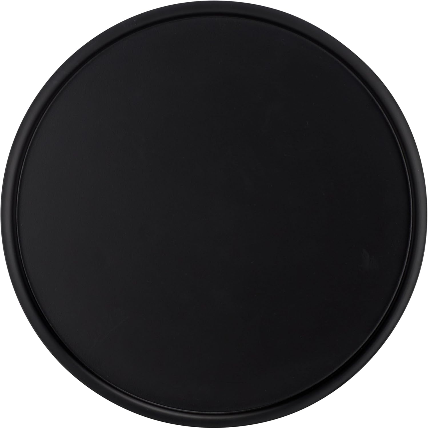 SAFAVIEH Home Collection - Avony Modern Side Table, Black Metal Round Pedestal Accent Table, Fully Assembled (ACC5505A)