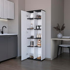 Multistorage Kitchen Pantry Lane, Kitchen, White/Black