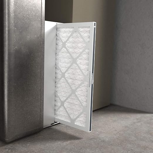 Amazon Basics 20x25x1 Air Filter 6 Pack, MERV 8 AC Furnace Filters (Actual Size: 19.75" x 24.75" x 0.75")
