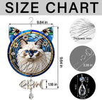 Birman Cat Wind Spinner, Birman Cat Wind Spinner Hanging for Yard and Garden