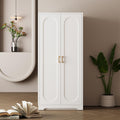 UNICOLY 60" Kitchen Pantry Cabinet, Metal Storage Cabinet with Doors and Adjustable Shelves, Tall Steel Cabinets for Kitchen, Living Room, Dining Room, Assembly Required, White