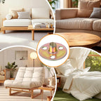 6 Sets Furniture Leg Mounting Plates 5/16 Furniture Leg Mounting Plates Three Hole Cylindrical Plate with 18 Screws Cylindrical Plate Nut T Nuts for Sofa Chair Cabinet Couch Strengthen Weak Feet