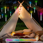 Color Changing Floating Candles with Magic Wand Remote, Holiday Decorations Magical Hanging Candles, 12Pcs Flameless Taper Candle with Multi-Color Battery Operated Window Candles for Party Theme Decor