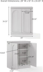 Crosley Furniture Marco Modern Kitchen Pantry Storage Cabinet with Shelves, Dining, or Laundry Room, Ash