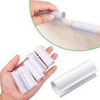 Jetec 32 Pcs PVC Pipe Clips Pool Cover Clamps for Above Ground Pool Greenhouses, Row Covers, Garden, Shelters, Bird Protection, 2.4 Inch Long(for 1/2 Inch PVC Pipe,White)