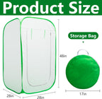 28 x 28 x 48 Inch Pop Up Winter Frost Plant Cover, Gardening Plants Freeze Protection Tent, Warm Plant Protector Enclosure for Snow Frost Protection Indoor & Outdoor