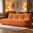 WHGBJA Oversized Bean Bag Chair for Adults with Memory Foam 3 Seater Couch | Floor Sofa Couch for Gaming, Reading, Bedroom, Living Room, Comfy, Ergonomic