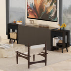 GYIIYUO 24" H Nightstands Set of 2 with Fabric Drawer, Black