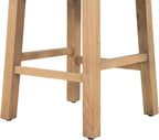Solid Rubberwood Round Side Table with Drawer, Natural Oak Painted Finish Sofa End Table & Nightstand for Living Room, Bedroom