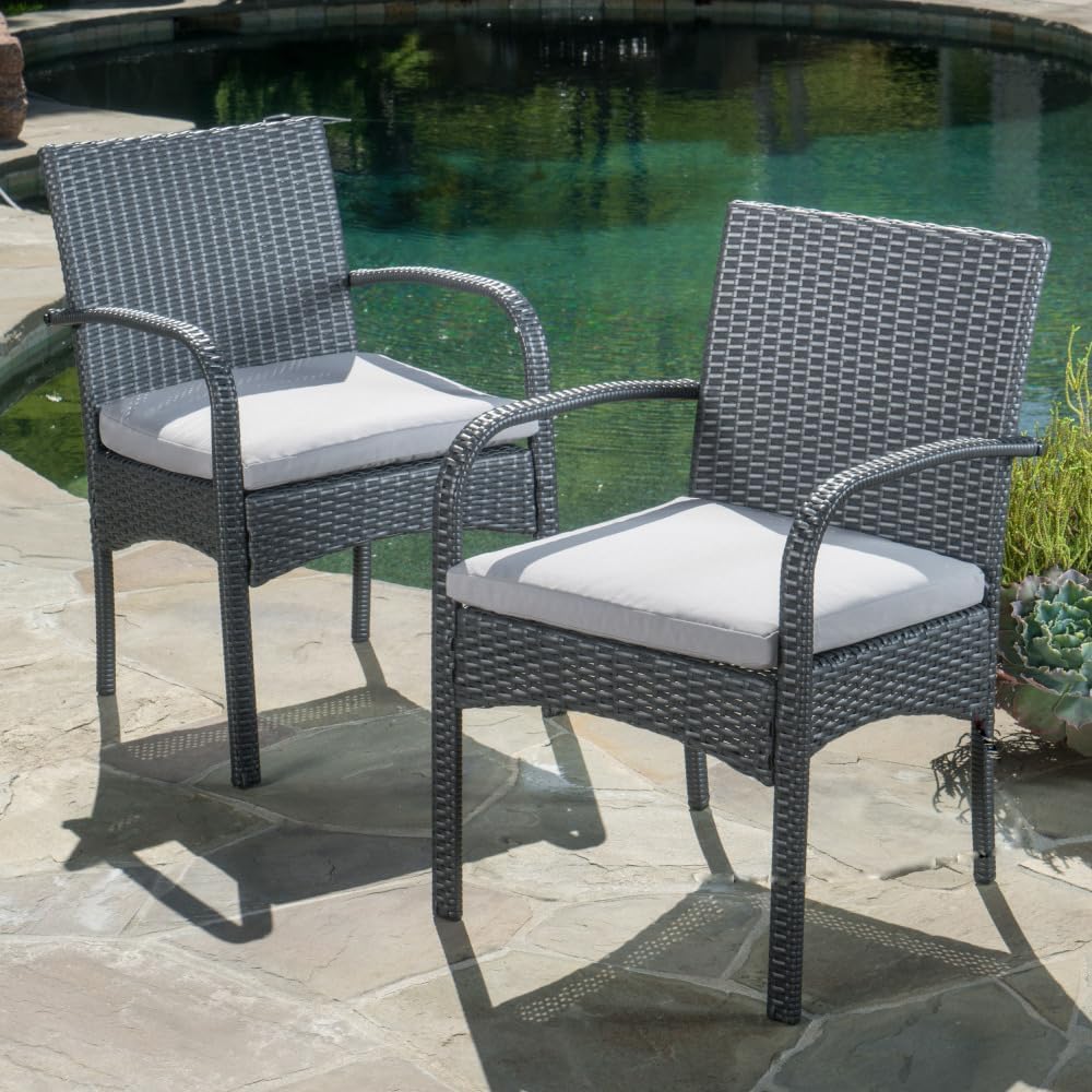 free-space KD disassembly and Assembly PE Imitation Rattan Dining Chair