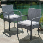 free-space KD disassembly and Assembly PE Imitation Rattan Dining Chair