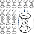 15 Pcs 6" Upholstery Strap Coil Springs Repair, 8 Gauge Wire, High Elastic Spring Replacement, Knotted Two Ends, Easy Hook-on Installation for Sofa Chair Seat Couch Furniture Repair & DIY