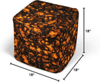 Hot Lava Pouf Ottoman (18 inches)