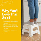 Bloc Folding Stool, Assorted, 22 x 30 x 22cm