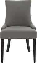 SAFAVIEH Home Collection - Lester Granite Upholstered Dining Chair, Modern Armless Design with Solid Wood Legs, Comfortable Seating for Dining Room or Kitchen (MCR4709B)