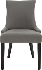 SAFAVIEH Home Collection - Lester Granite Upholstered Dining Chair, Modern Armless Design with Solid Wood Legs, Comfortable Seating for Dining Room or Kitchen (MCR4709B)