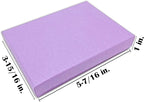TheDisplayGuys - 25-Pack #53 Kraft Paper Cardboard Gift Boxes/Jewelry Cases w. Cotton Padding & Lid - Purple - (5.4" x 3.9" x 1.0")