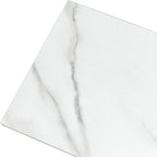 Narrow Console Table, 29.5" Small Entryway Table, Thin Hallway Tables, Slim Sofa Side Tables for Hallway, Living Room, Bedroom, Foyer, Marbleized White