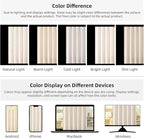 84 Inches Extra Long Beige Shower Curtain Boho Neutral Tufted Chevron Textured Striped Minimalist Shower Curtains for Bathroom