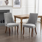 SoarFlash Kitchen Table and Chairs for 4, 47" Dining Table Set for 4 with Velvet Upholstered Chairs, 5 Piece Round Kitchen Table Set, Dining Room Table Set for Small Space, Apartment