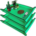 3 PCS 39.5"x 31.5" Large Repotting Mat for Indoor Plant Transplanting and Mess Control Thickened Waterproof Potting Mat Foldable Potting Tray Gardening Mat