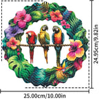 Metal Three Birds Wind Spinner Gift for Boy Girl Kids Colorful 3D Hanging Wind Spinner for Outdoor Garden Decor Animal Wind Sculptures for IndoorOutside Lawn Yard