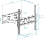 TOOQ LP7846TN-B Wall Mount Bracket for Screens 32" to 70" Black