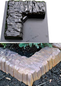 Concrete Mold Garden Edging Stone Garden Edging Tree Landscape Flower Sold 1 Piece BR09-1