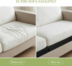 3 Pcs 45D Couch Cushion Support 22" x 22" x 2.4" Couch Cushion Replacement Couch Supports for Sagging Cushions High Density Rectangles Sofa Cushion Support for Furniture Seat Sagging Repair