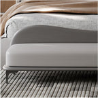 Modern End of Bed Bench, Leather Long, Modern Upholstered Bedroom for Living Room Foyer Indoor Entryway Entryway(Orange,180 * 45 * 55cm)