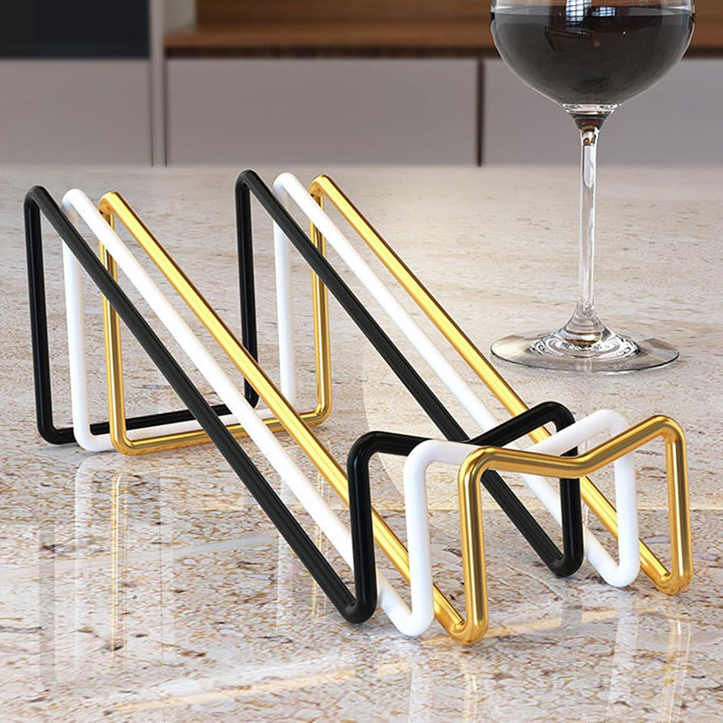 Wine Rack Metal Countertop Wine Rack, Iron Wine Bottle Holder & Beer Shelf Modern Wine Storage Organizer for Home Bar Decor Vertical Display Stand for Champagne & Drinks Sturdy & Elegant Des