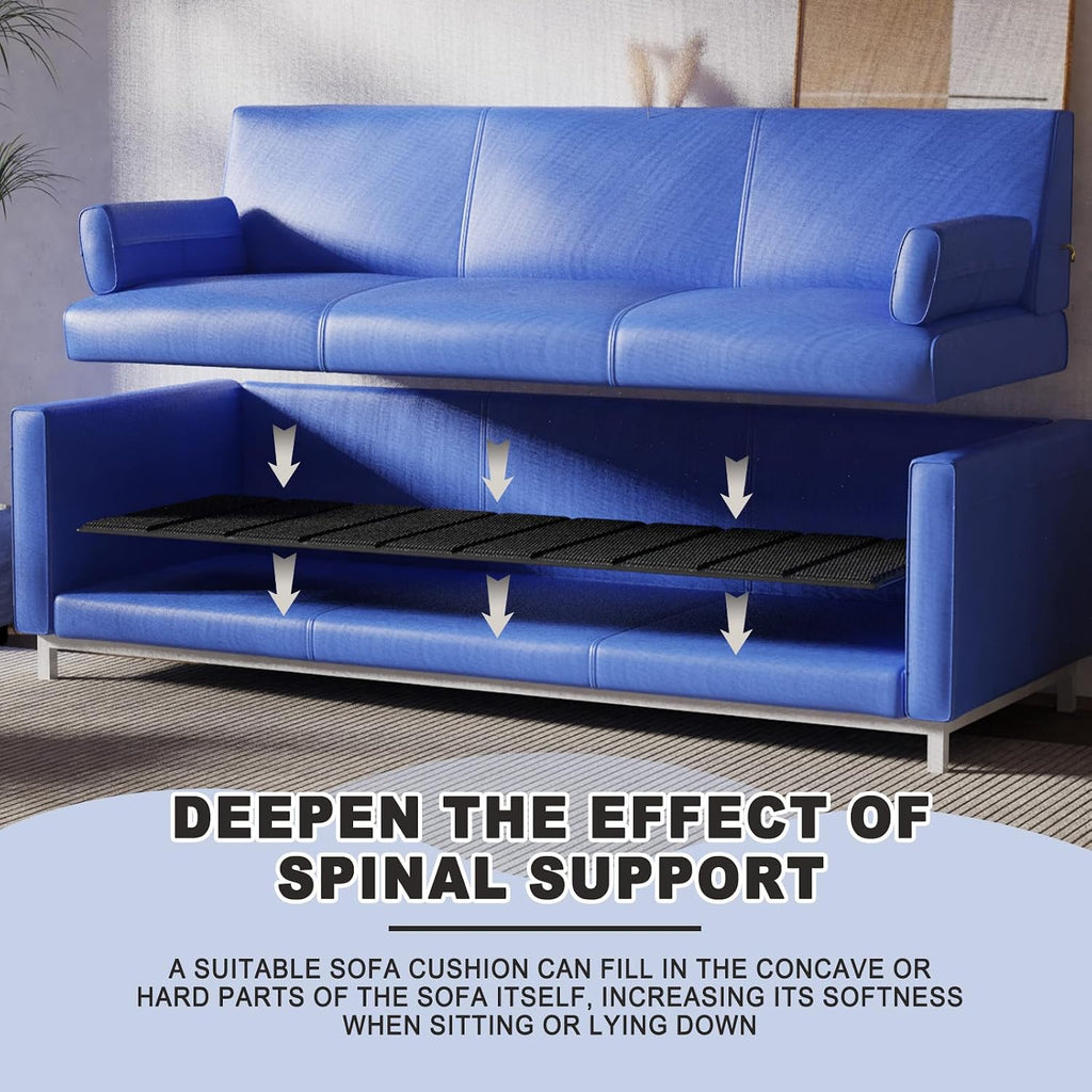 10mm Thickened Sofa Support Pad, 21.5X78'' Breathable, MoistureProof with Anti-Slip Dots Design