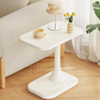 Guyii White End Table Small Side Table for Couch Modern Sofa TableLiving Room Table for Living Room, Bedroom Office