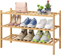 3-Tier Free Standing Shoe Racks, Bamboo Wood Shoe Rack for Entryway & Closet, Beautiful | Natural | Functional | Sturdy Shoe Rack