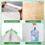 DGSL Greenhouse Repair Tapes, 6" x115' Greenhouses Cover Plastic Sheeting Tape, 6.3 mil Thickness Clear Greenhouse Plastic Tape for Seaming and Sealing