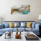 XXMWallArt FC3262 Abstract Canvas Wall Art Fancy Paint Canvas Print Painting Artwork for Living Room Bedroom Kitchen Home and Office Wall Decor