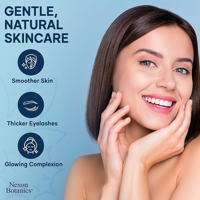 Organic Castor Oil and Frankincense Eye Roller 10 ml - Under Eye Puffiness & Fine Line Moisturizer - Lightweight Roll On - Nexon Botanics