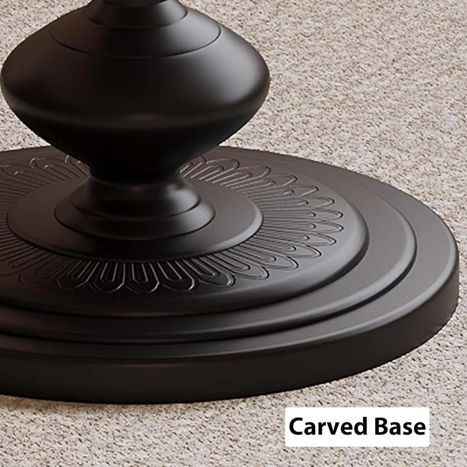 Vintage Round Side Table Small Space End Table for Couch Living Room Stable Metal Base Coffee Table Irregular Nightstand