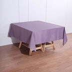 Efavormart 70" Square Linens Violet Amethyst Wholesale Linens Polyester Square Linen Tablecloth for Wedding Banquet Restaurant