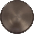 Kate and Laurel Engles Traditional Adjustable-Height Pedestal Drink Table, 10 x 10 x 30, Polished Gunmetal, Vintage Round Living Room Pedestal Table for Indoor Plant Stand with Protective Tabletop Lip