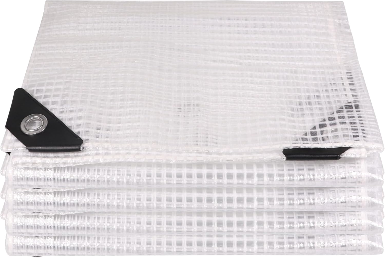 Greenhouse Cover,Clear Greenhouse Plastic Covering, 16Mil Thickness Heavy Duty Clear tarp for Chicken coop,Gardening,Farming, Greenhouse Plastic sheeting with Grommets (White, 20ft*30ft)