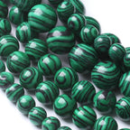 Turquoise Stone Beads Gemstone Round Crystal Energy Jade Beads Stone Beads for Jewelry Making DIY Bracelet Necklace Jewelry Making 1 Strand 15.5inch 60PCS 6MM