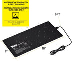 iPower 8 by 18-Inch 24W Reptile Heat Mat, Under Tank Warmer Terrarium Heat Pad for Turtles Lizards Frogs and Other Small Animals, Multi Sizes