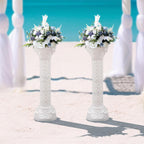 Roman Columns Wedding Column Stand Roman Pillar Plant Stand Plastic Greek Column Statue Pedestal Flower Pot Holder Decor, Elegant Decorative Column for Wedding Event Party