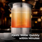 Zulay Commercial Coffee Maker Machine Urn - Large Percolator Pot Dispenser With Double-Wall Stainless Steel, Quick Brew, Stays Hot - Also for Water, Tea, Beverage at Events & Catering - 100 Cup Silver